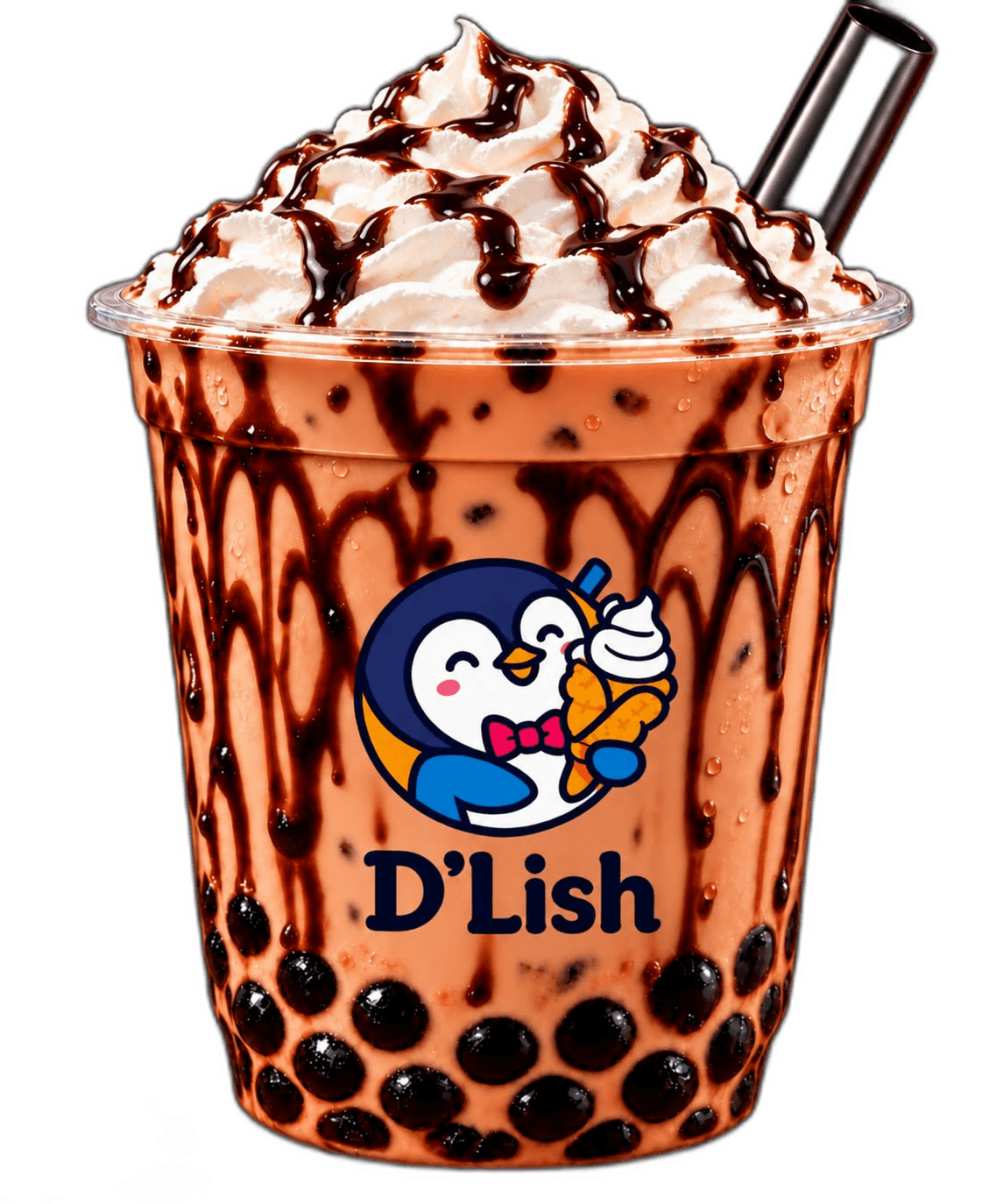 Chocolate Boba Milk Tea