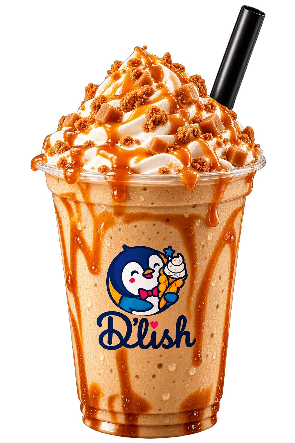 Salted Caramel Iced Frappe