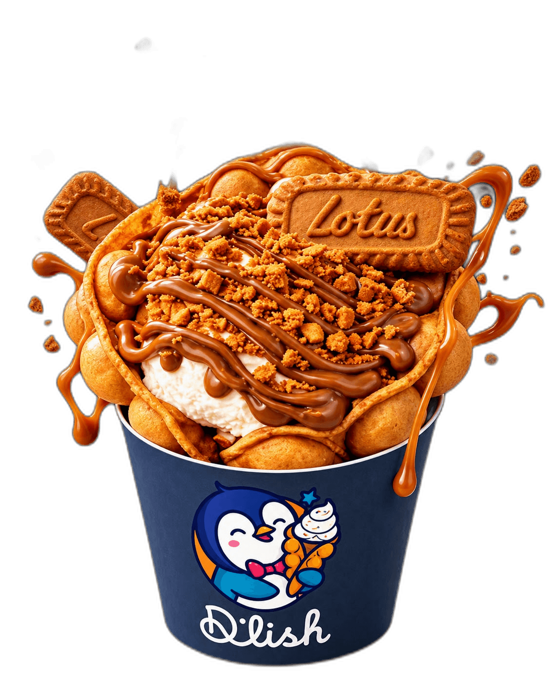 Lotus Biscoff Crunch Waffle